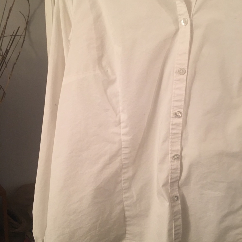 🔴GEORGE Top-BLOUSE Button down Long Sleeve  cuffs - Picture 3 of 5